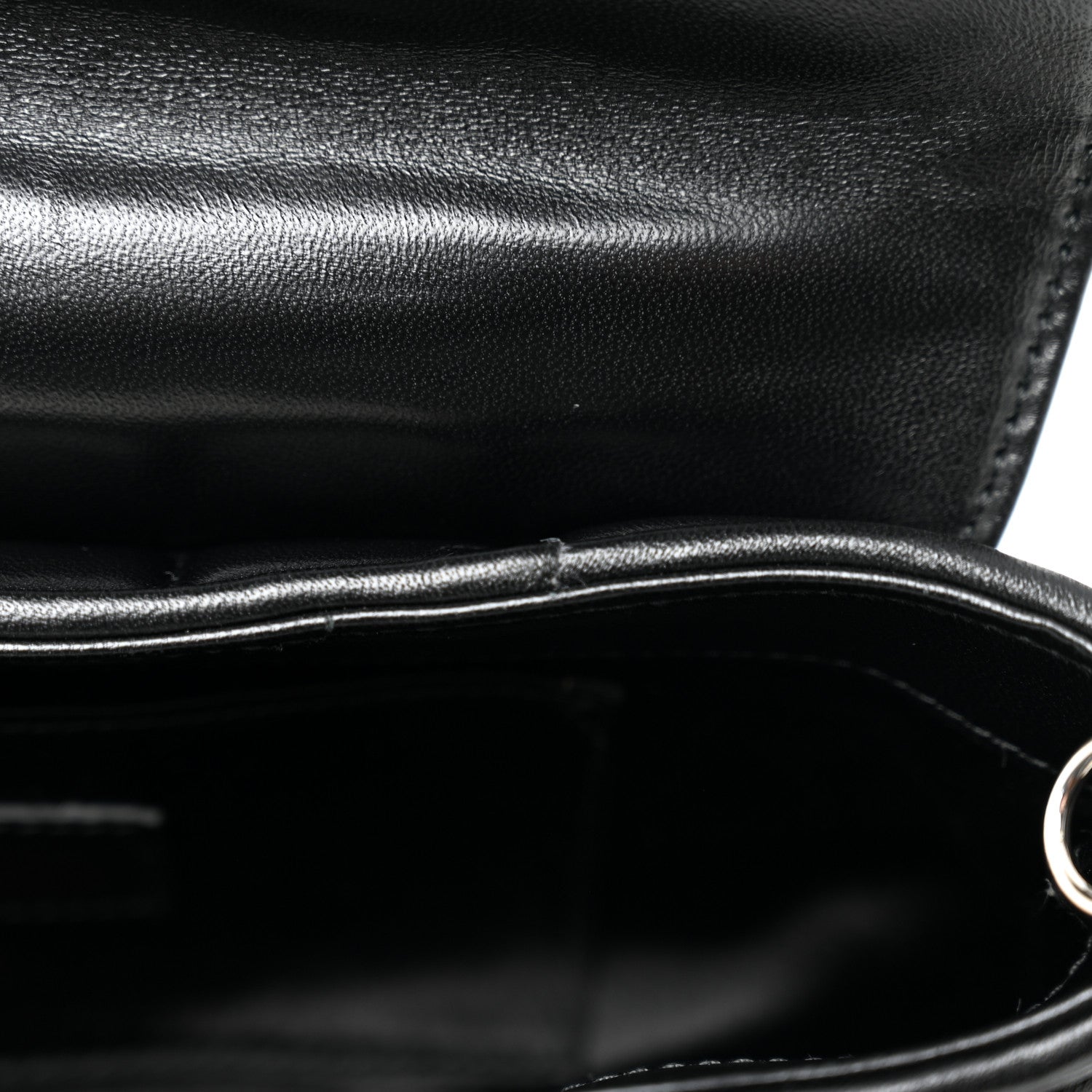 Gucci Nappa Vertical Matelasse Small Maxi Horsebit Chain Shoulder Bag Black 12 of 12