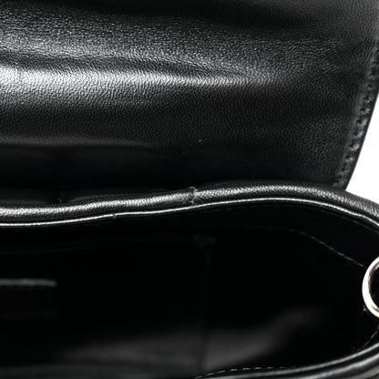 Gucci Nappa Vertical Matelasse Small Maxi Horsebit Chain Shoulder Bag Black 12 of 12