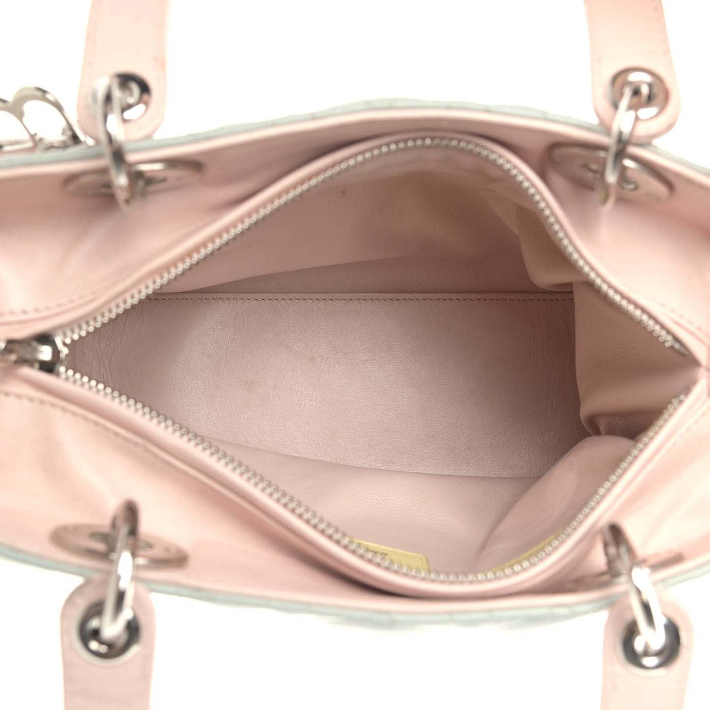 Lambskin Cannage Medium Tri-Color Lady Dior Multicolor
