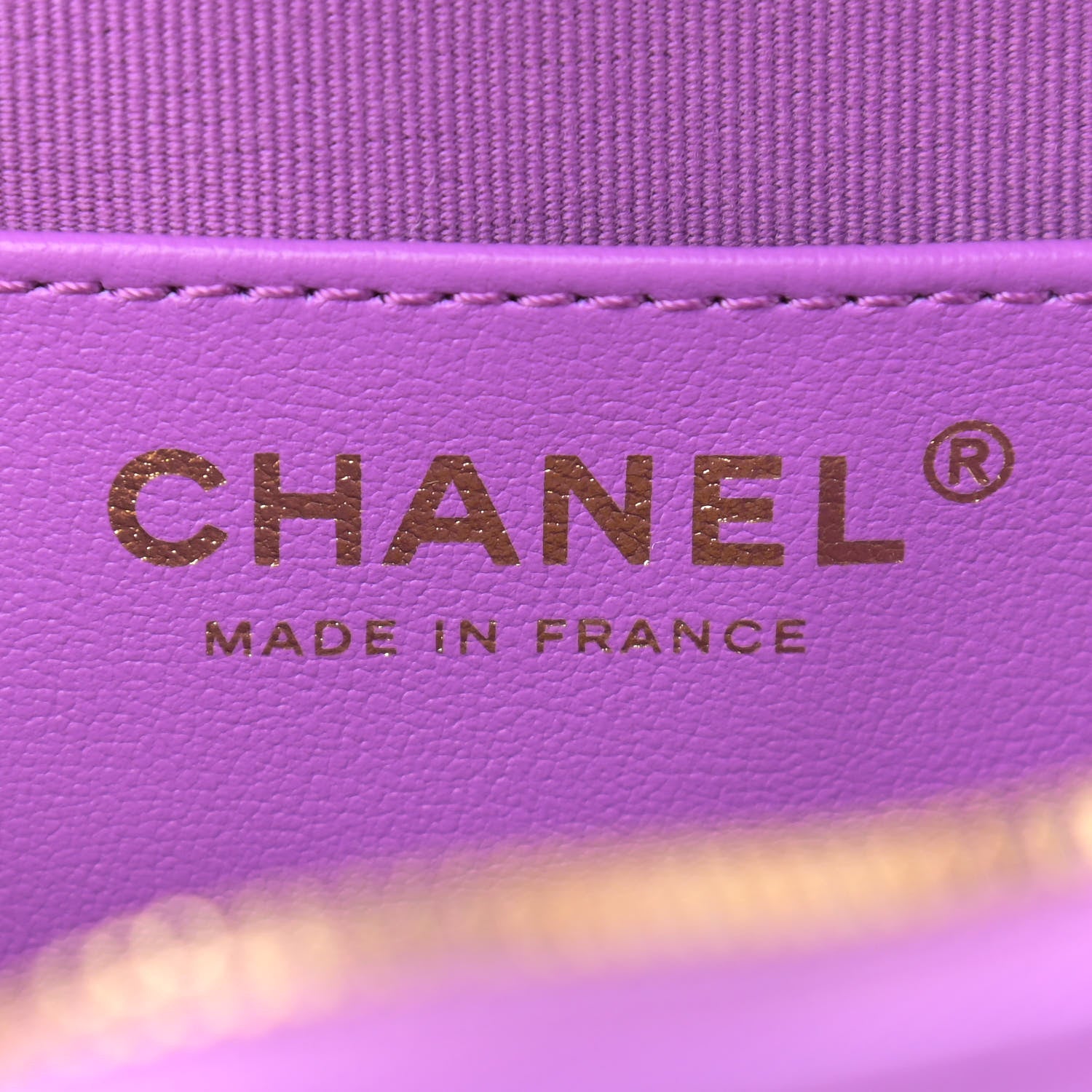 Chanel Lambskin Quilted CC In Love Heart Bag Purple 6 of 11