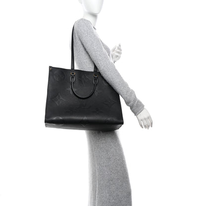 Louis Vuitton Empreinte Monogram Giant Onthego GM Black 2 of 14