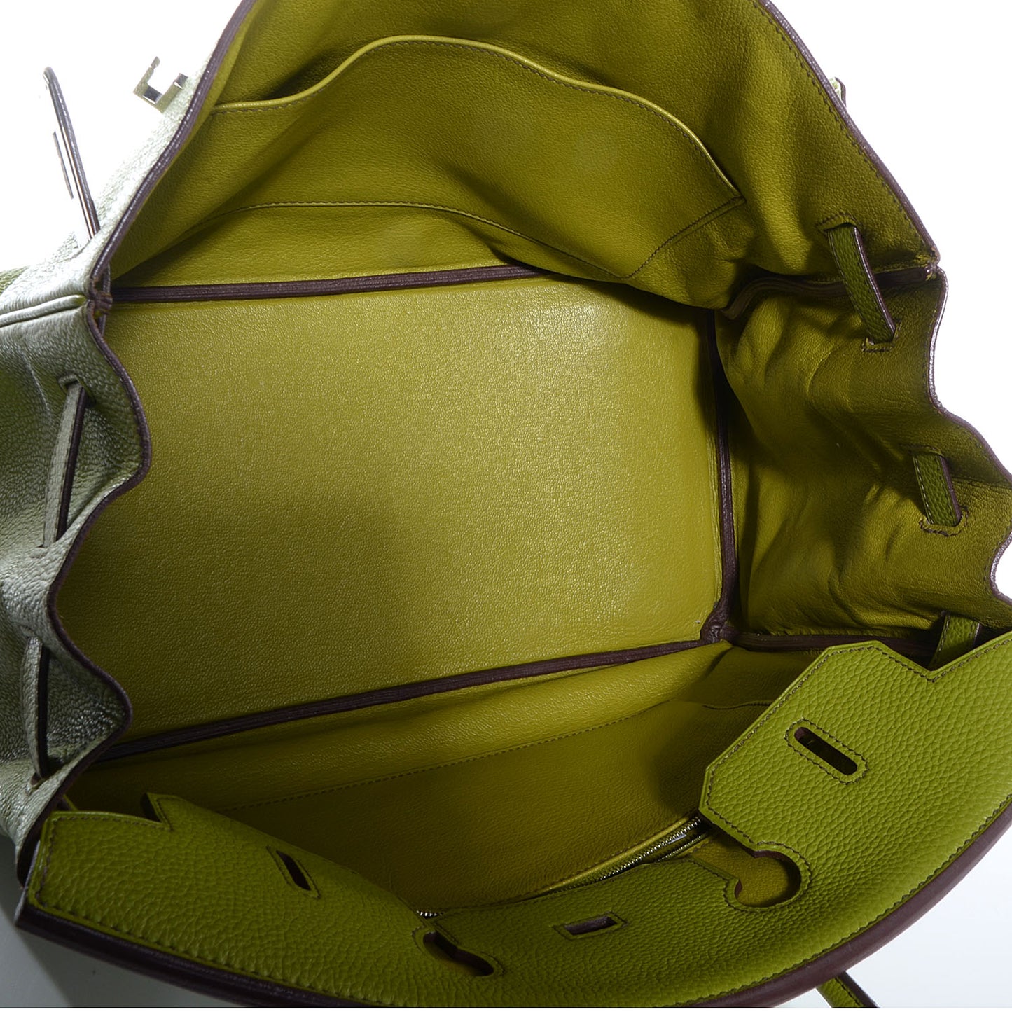 Togo Birkin 35 Vert Anis