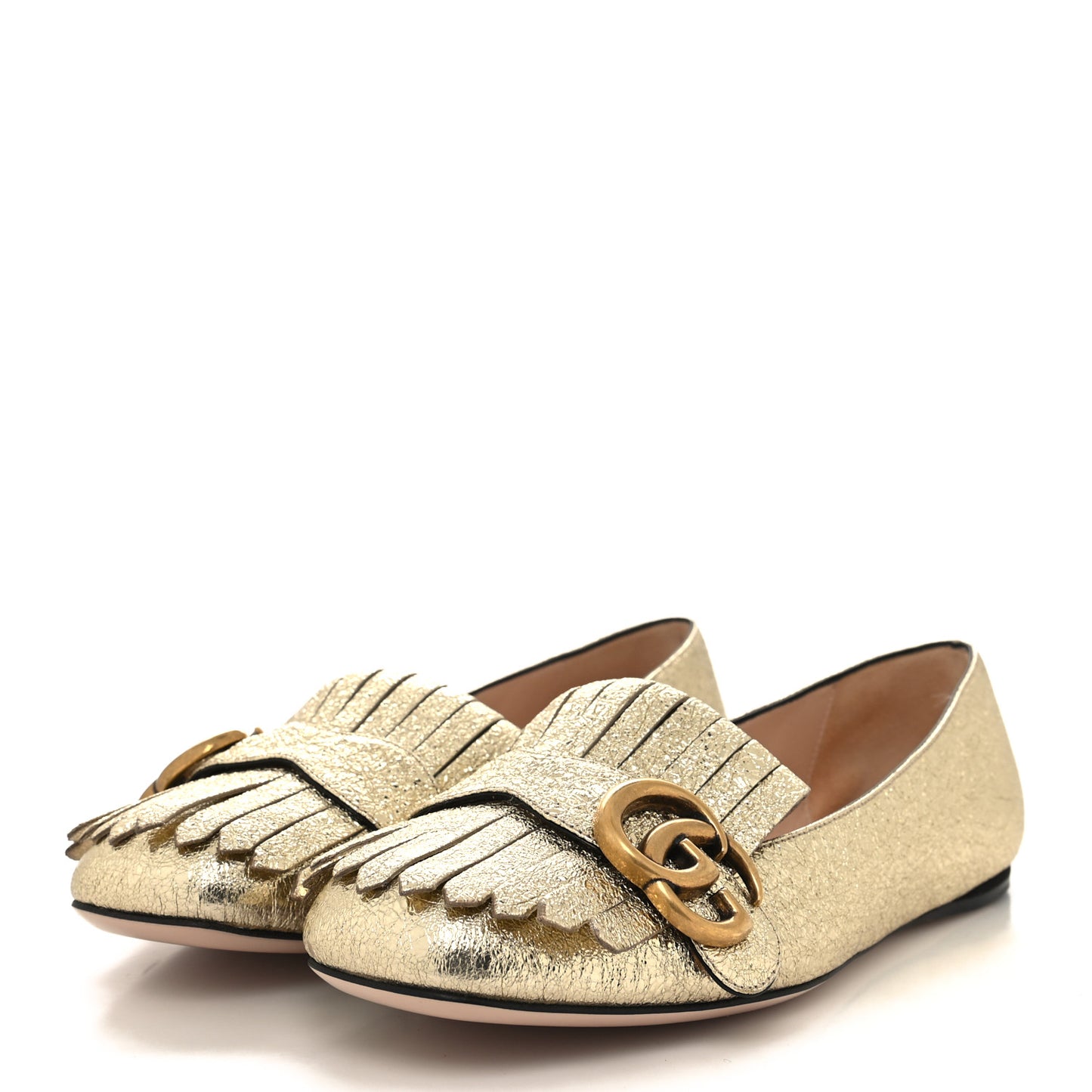 Galassia GG Marmont Fringe Flats 36 Platino
