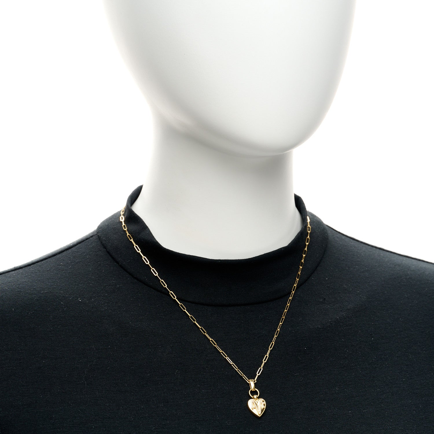 Foundrae 18K Yellow Gold Diamond Amate Crest Super Fine Clip Slide Pendant Necklace 2 of 6