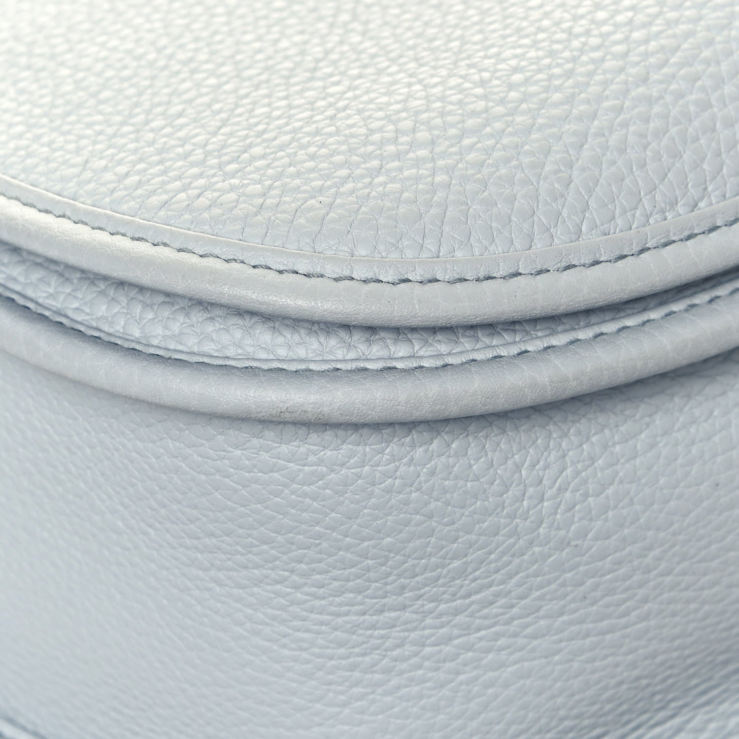 Hermes Taurillon Clemence Evelyne III GM Bleu Pale 9 of 14