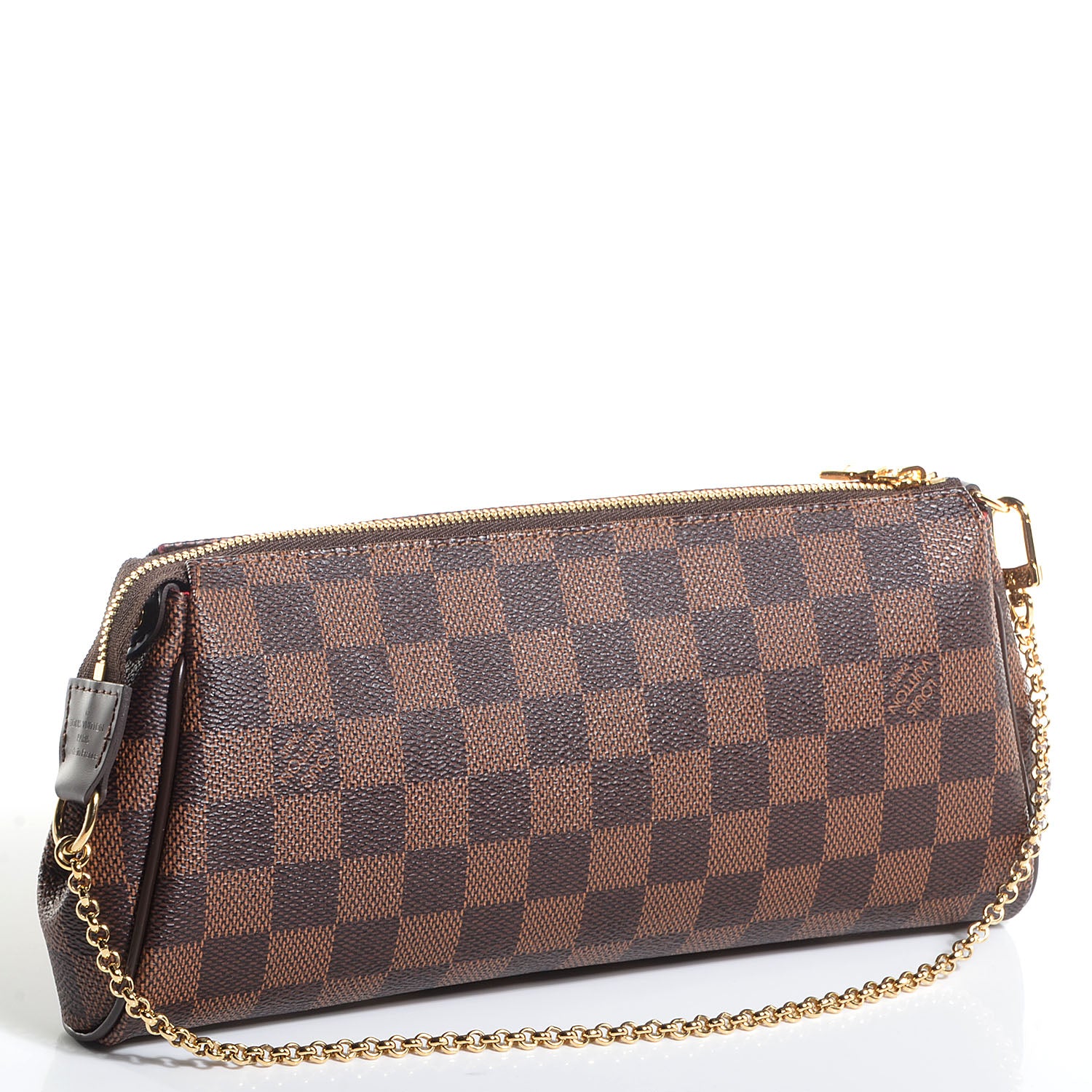 Louis Vuitton Damier Ebene Eva Clutch 3 of 8