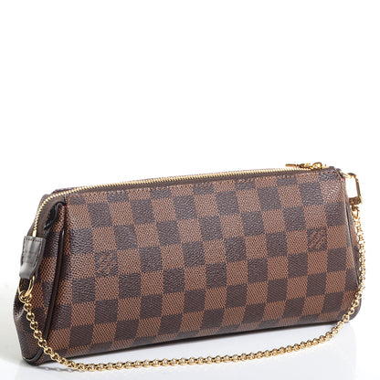 Louis Vuitton Damier Ebene Eva Clutch 3 of 8