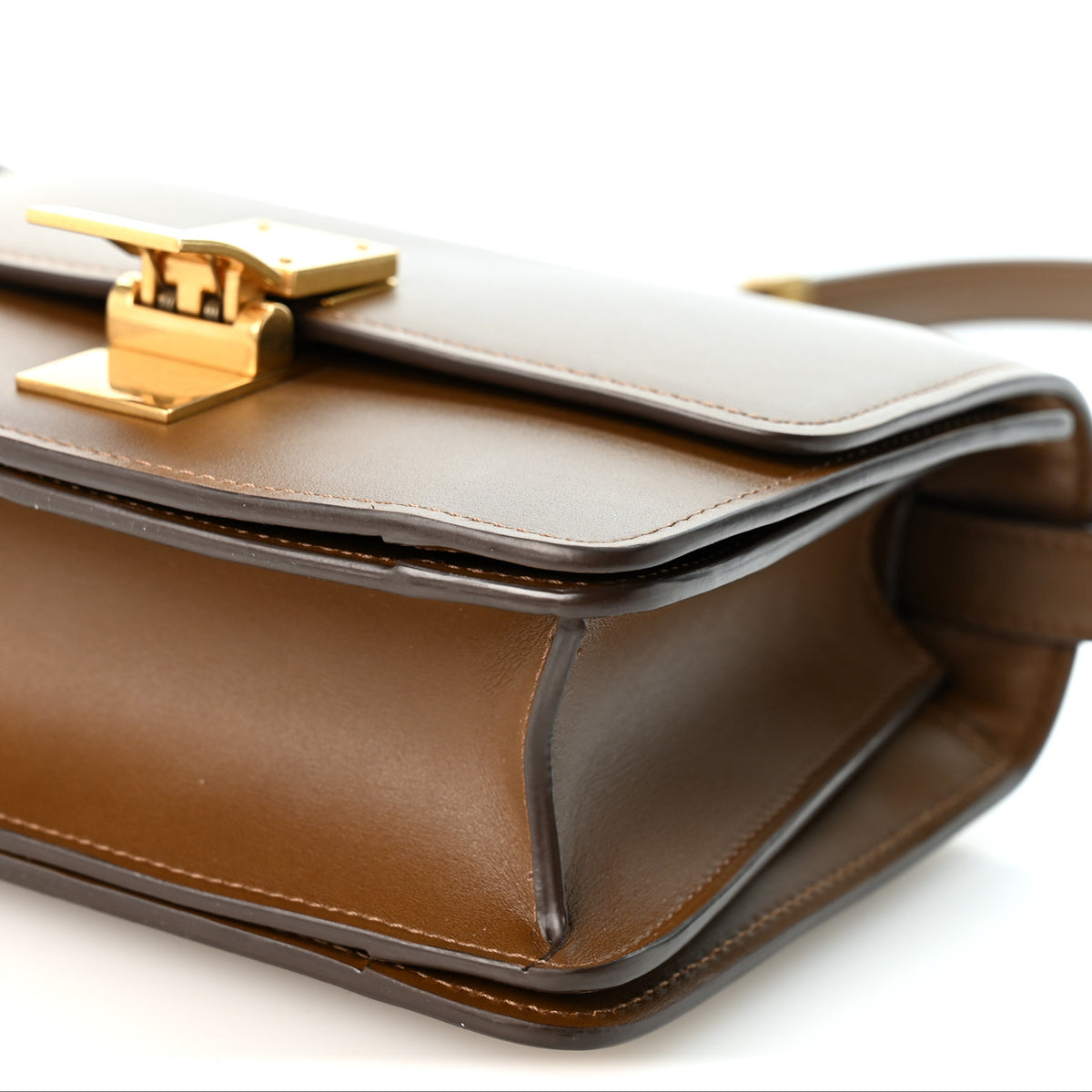 Celine Box Calfskin Small Classic Box Flap Bag Camel 9 of 9