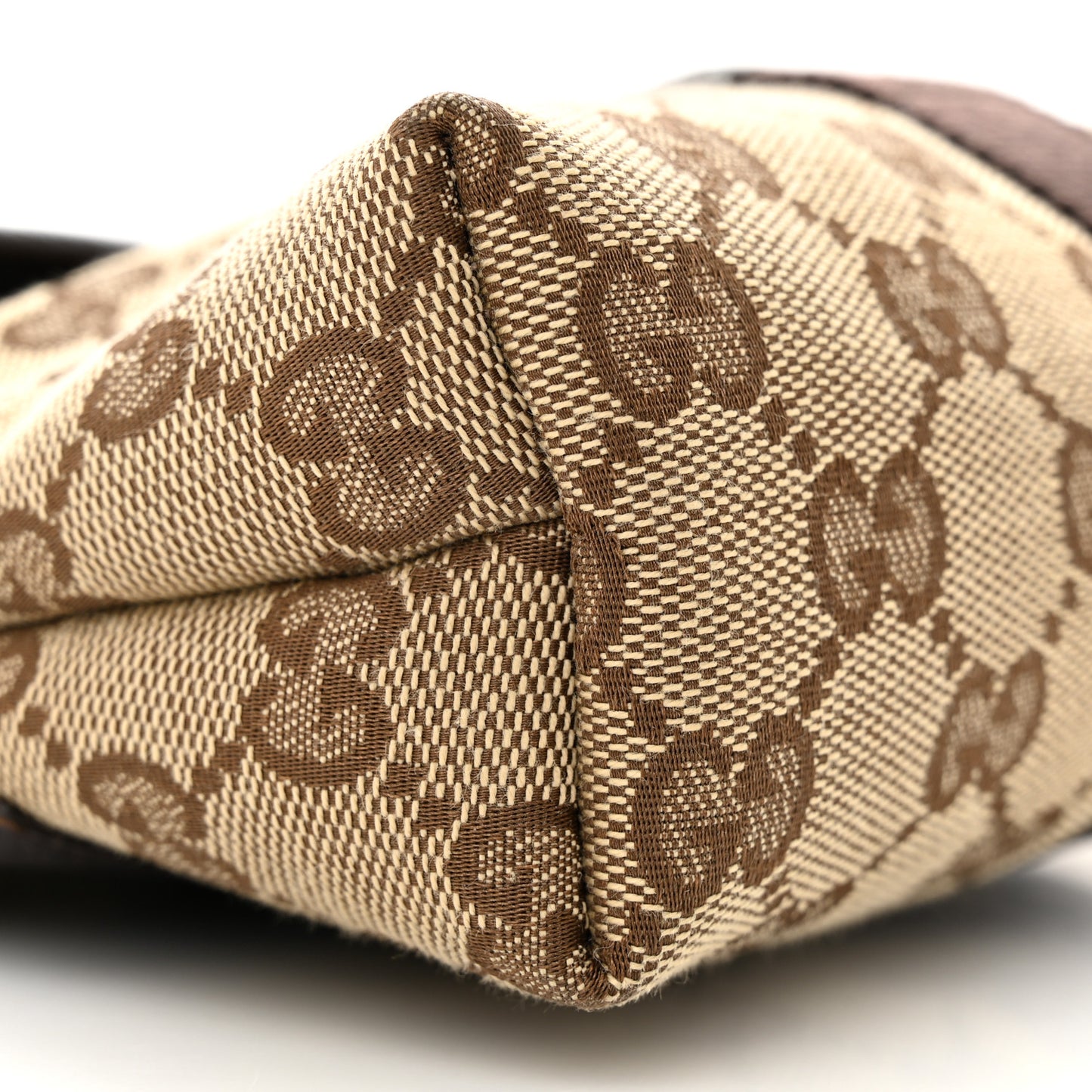 Monogram Waist Pouch Bag Dark Brown