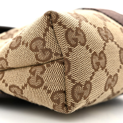 Gucci Monogram Waist Pouch Bag Dark Brown 9 of 11
