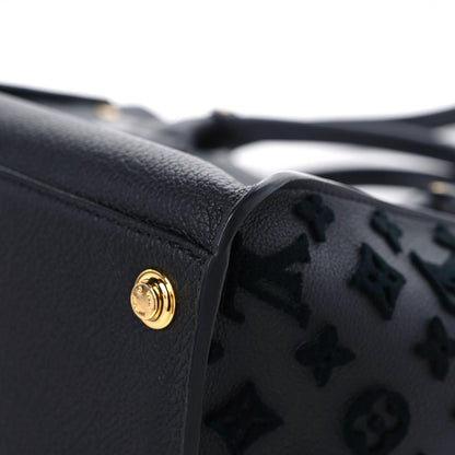 Louis Vuitton Calfskin Monogram Tufting On My Side Black 10 of 13