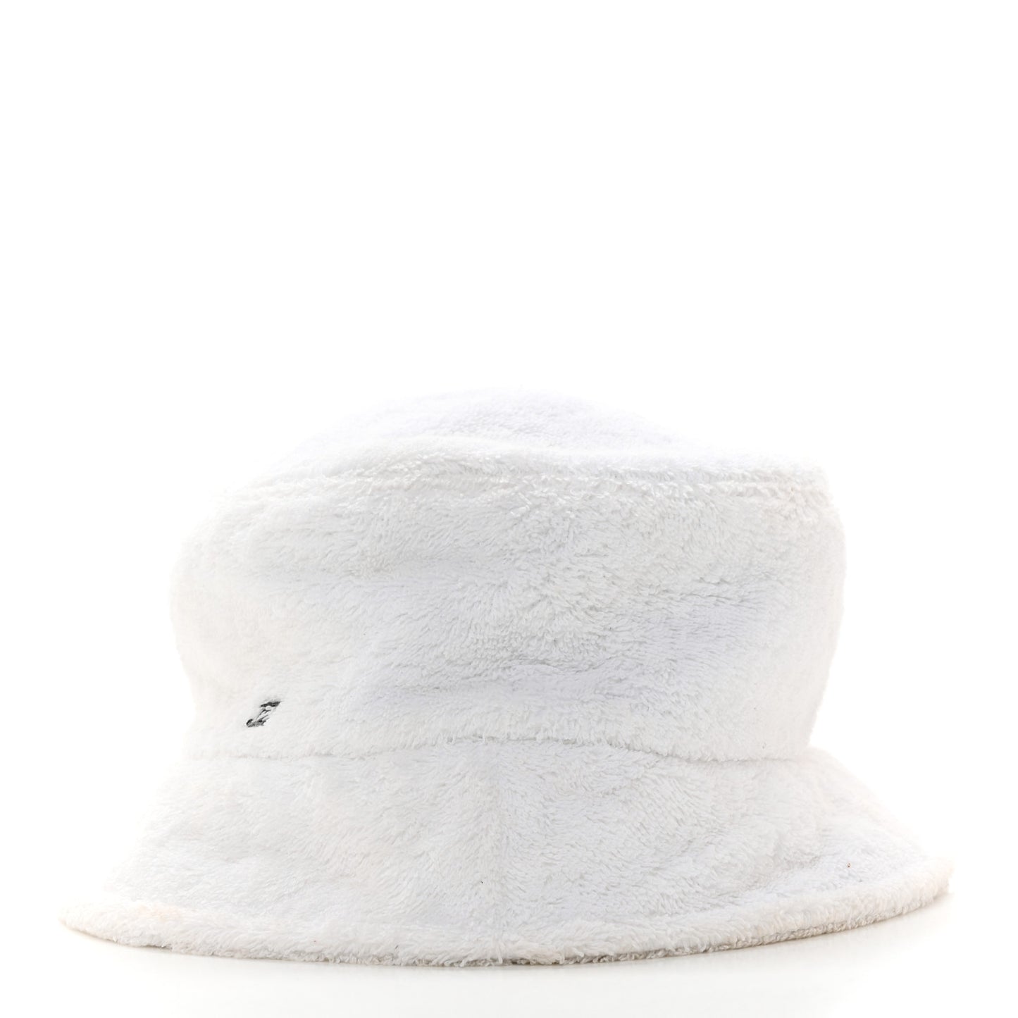 Terry Cloth CC Bucket Hat L White
