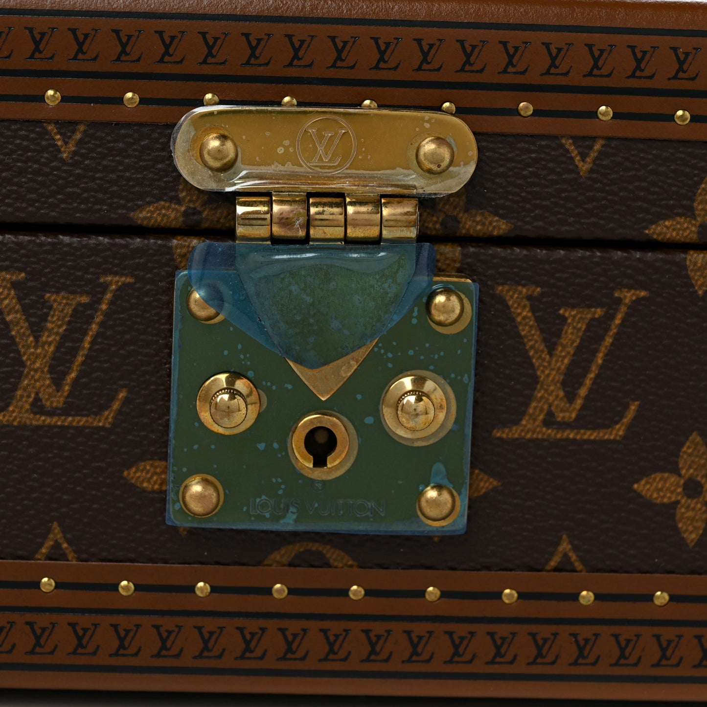 Monogram Jewelry Box Red