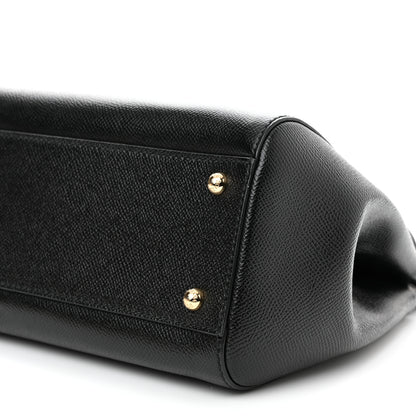 Dolce & Gabbana Dauphine Medium Miss Sicily Satchel Black 9 of 11