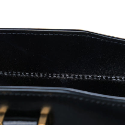 Saint Laurent Shiny Calfskin Medium Uptown Tote Black 13 of 14