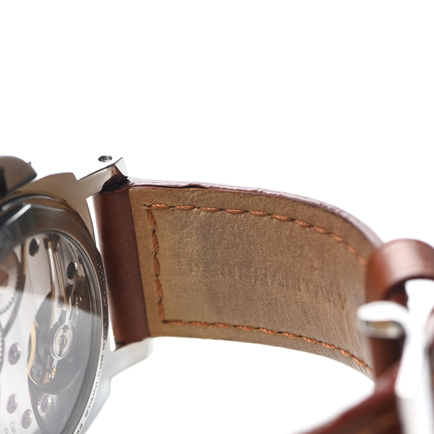 Stainless Steel Calfskin 44mm Luminor Marina Manual Winding Watch PAM00114