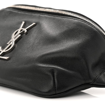 Saint Laurent Calfskin Monogram Belt Bag Black 10 of 11