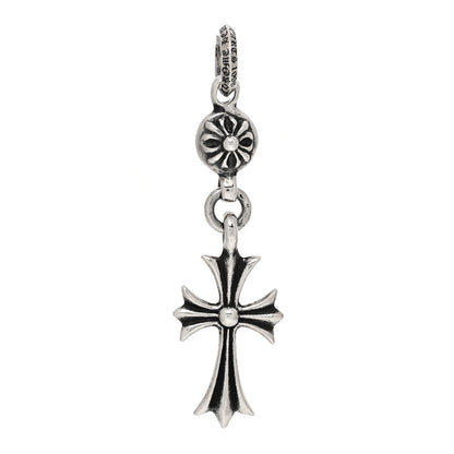 Chrome Hearts Sterling Silver Tiny Cross Long Pendant 1 of 4