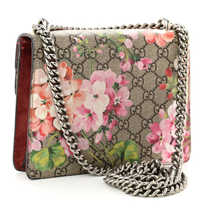 Gucci GG Supreme Monogram Blooms Mini Dionysus Shoulder Bag Beige Multicolor Dry Rose 3 of 12