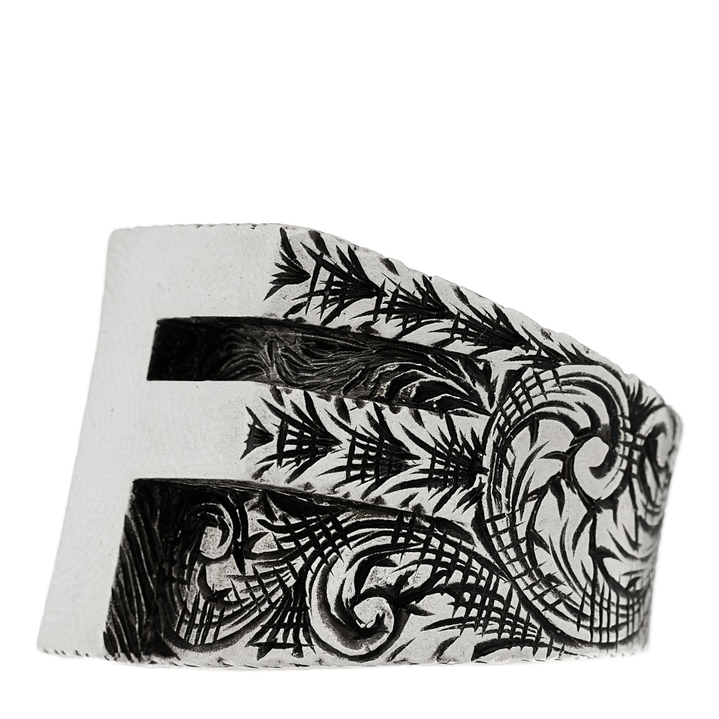 Sterling Silver Letter F Ring 63 10.25