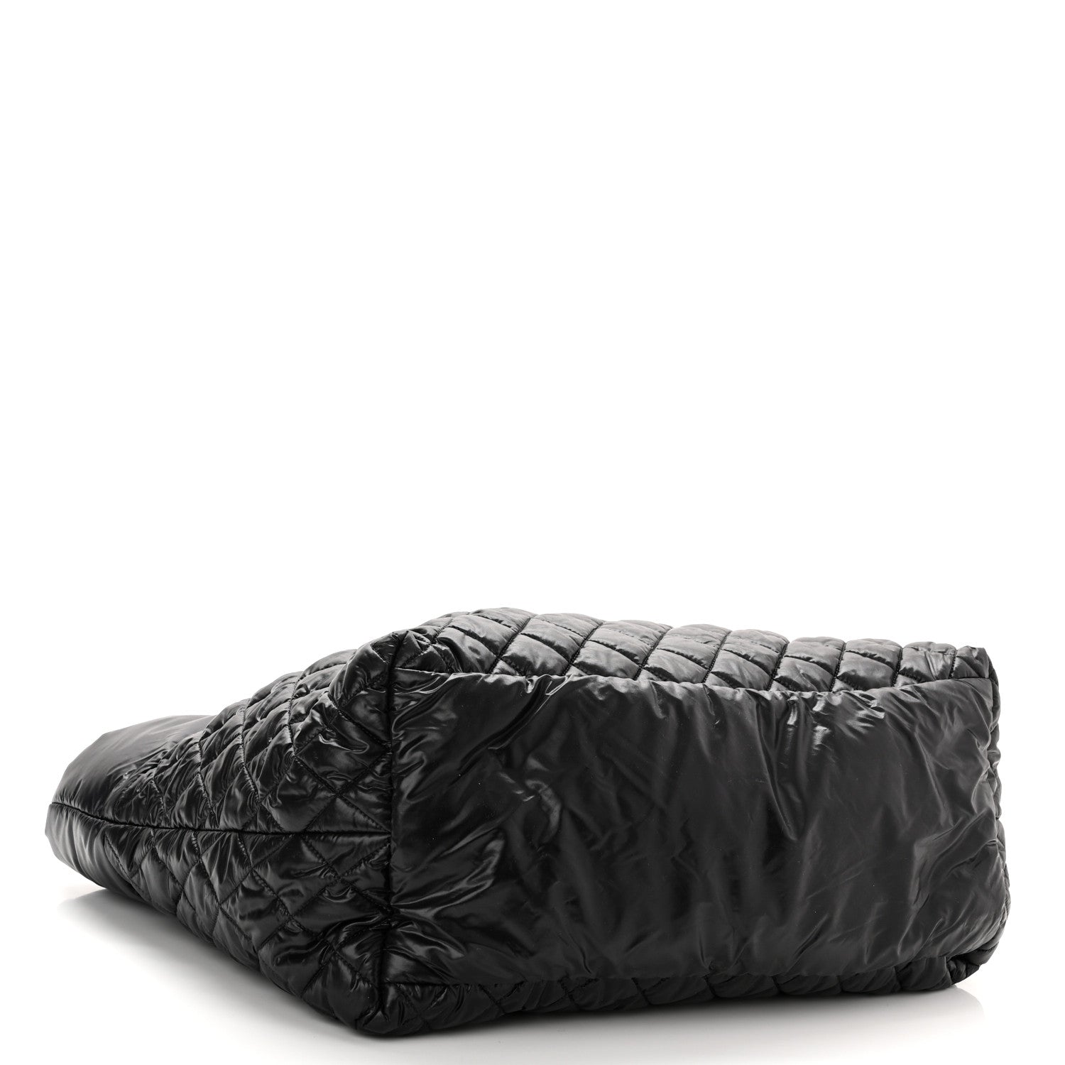 Chanel Nylon Quilted Large Coco Cocoon Tote Black 4 of 10