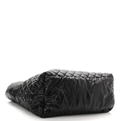 Chanel Nylon Quilted Large Coco Cocoon Tote Black 4 of 10
