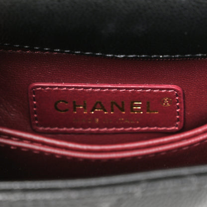 Chanel Caviar Quilted Extra Mini Coco Handle Flap Black 6 of 10