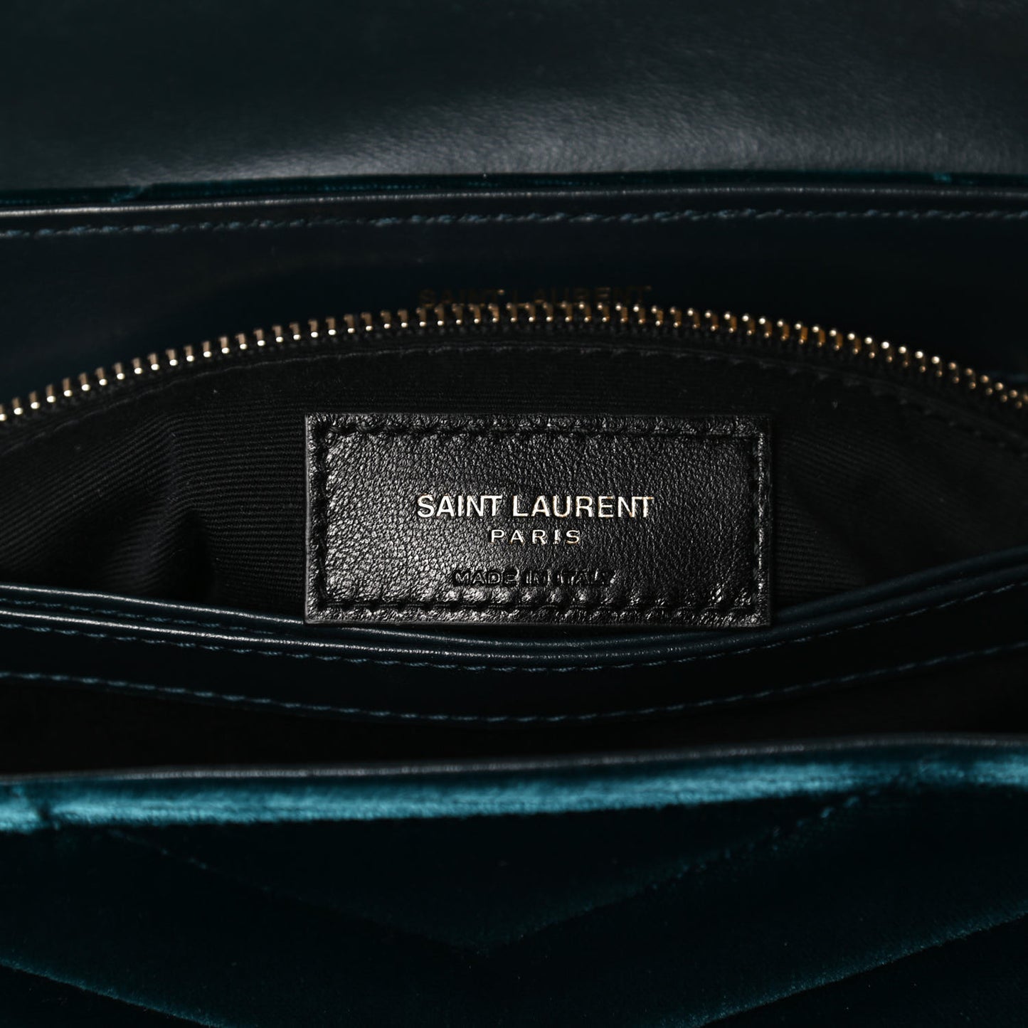 Velvet Y Quilted Monogram Toy Loulou Crossbody Bag Dark Ottanio
