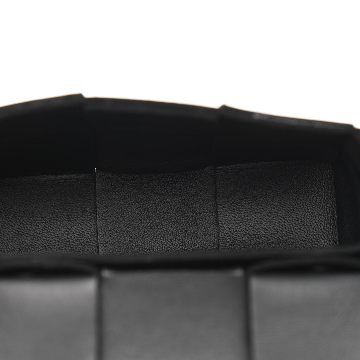 Lambskin Maxi Intrecciato Extra Mini Cassette Crossbody Bag Black