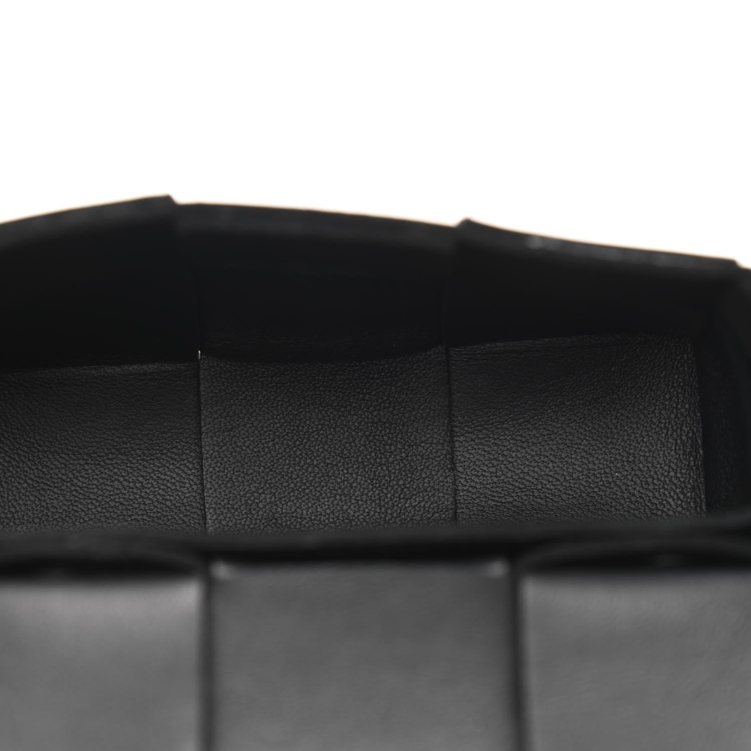 Bottega Veneta Lambskin Maxi Intrecciato Extra Mini Cassette Crossbody Bag Black 5 of 9