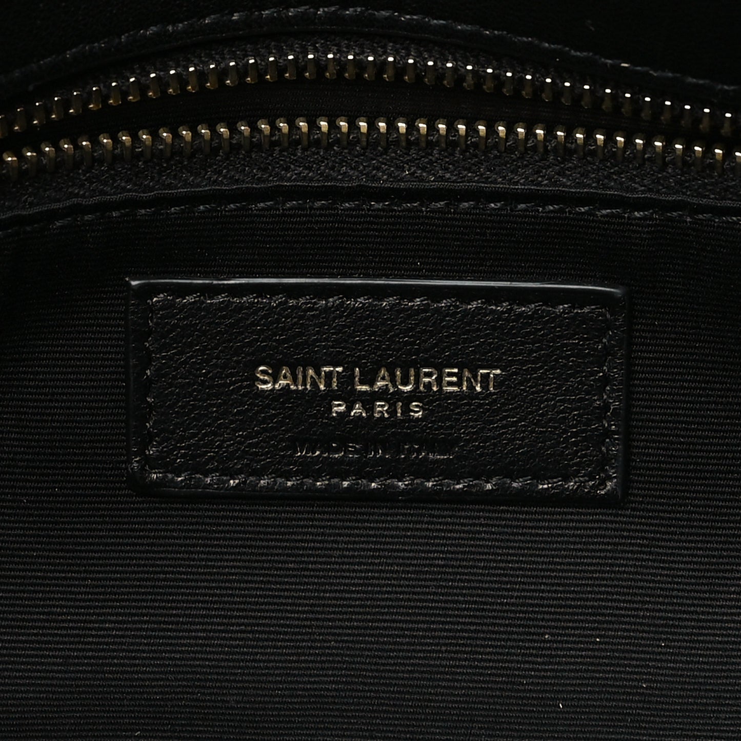 Plunged Lambskin Calypso Black