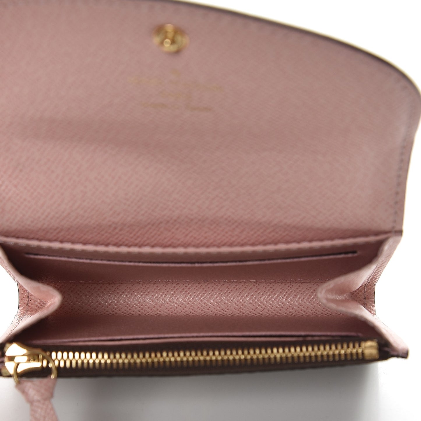 Monogram Rosalie Coin Purse Rose Ballerine