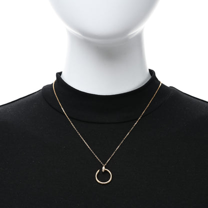 Cartier 18K Yellow Gold Diamond Juste Un Clou Pendant Necklace 3 of 5