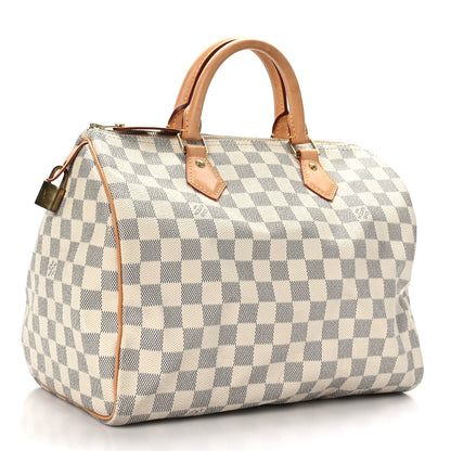Louis Vuitton Damier Azur Speedy 30 4 of 11