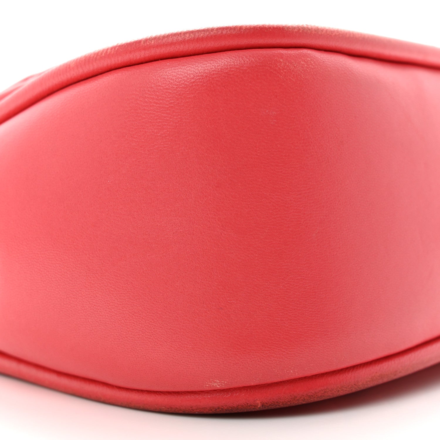 Chanel Lambskin Reverse Chevron Quilted Round Top Handle Flap Bright Pink 9 of 20