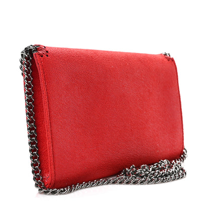 Stella McCartney Shaggy Deer Mini Falabella Crossbody Bag Flame 3 of 8
