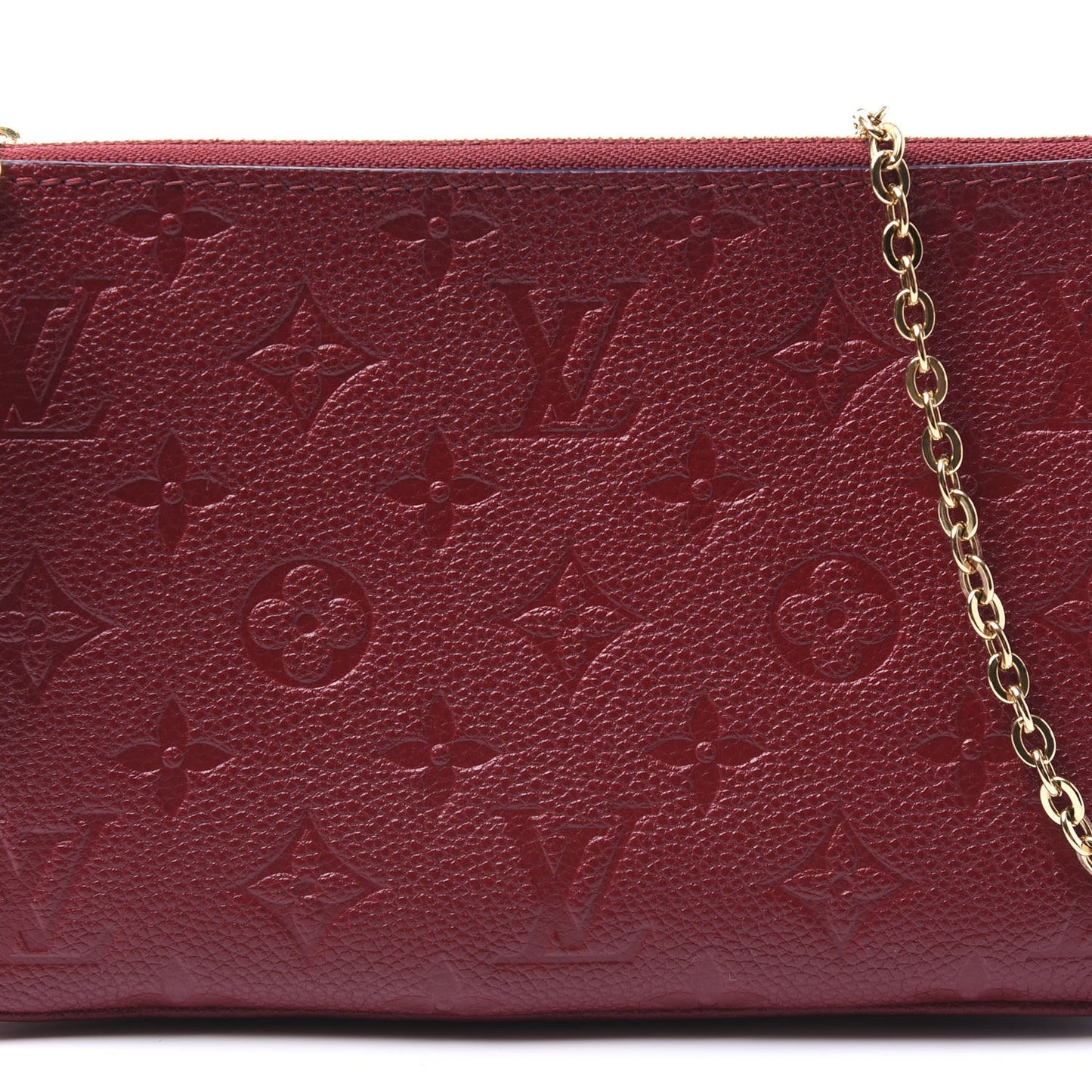 Empreinte Double Zip Pochette Cherry Berry