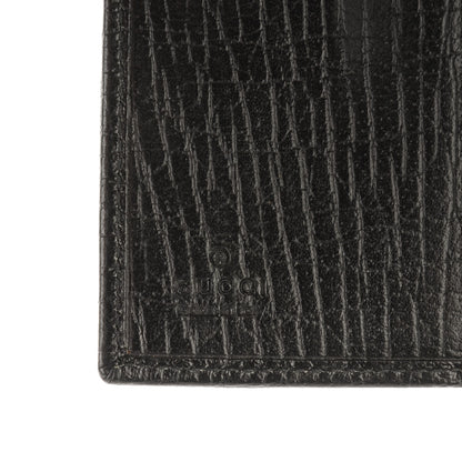 Gucci Monogram Glam French Flap Wallet Black 6 of 7