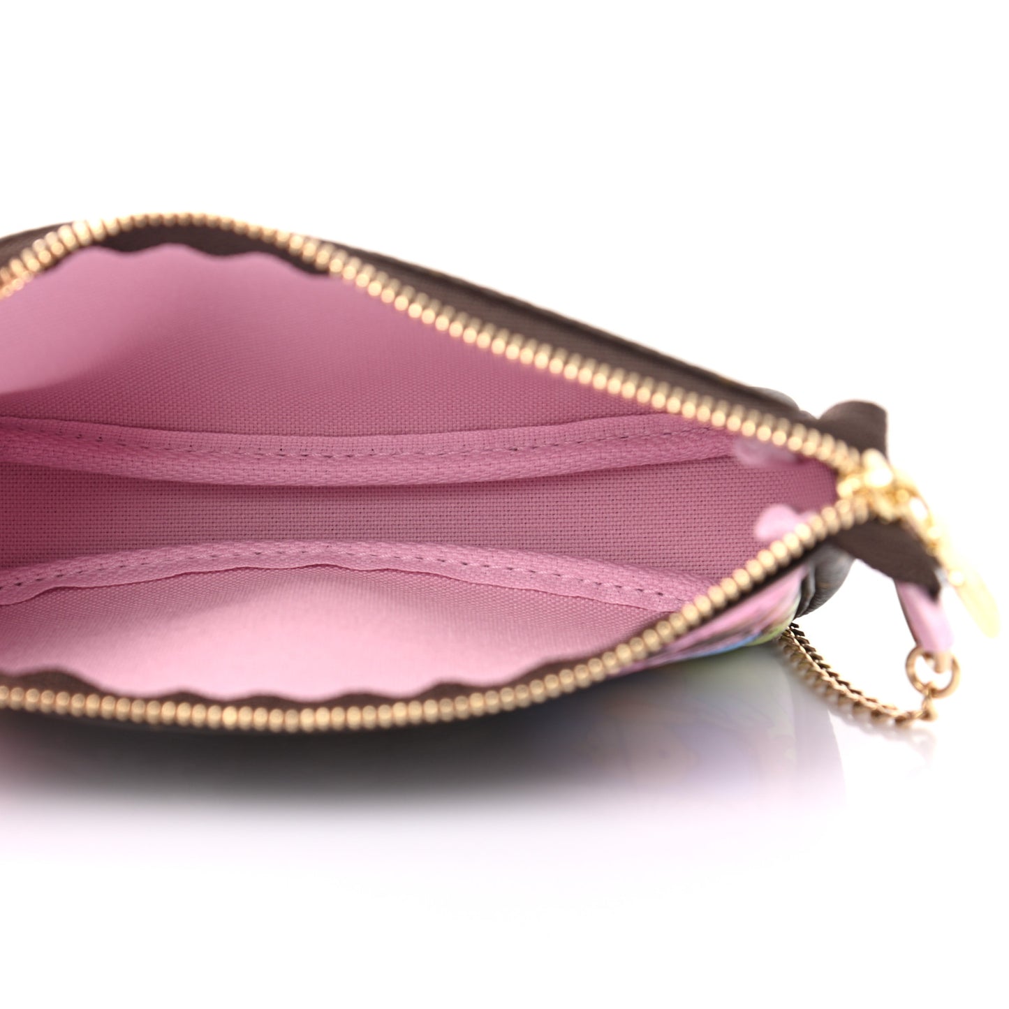 Monogram 2021 Christmas Animation Japanese Garden Mini Pochette Accessories Wisteria Pink