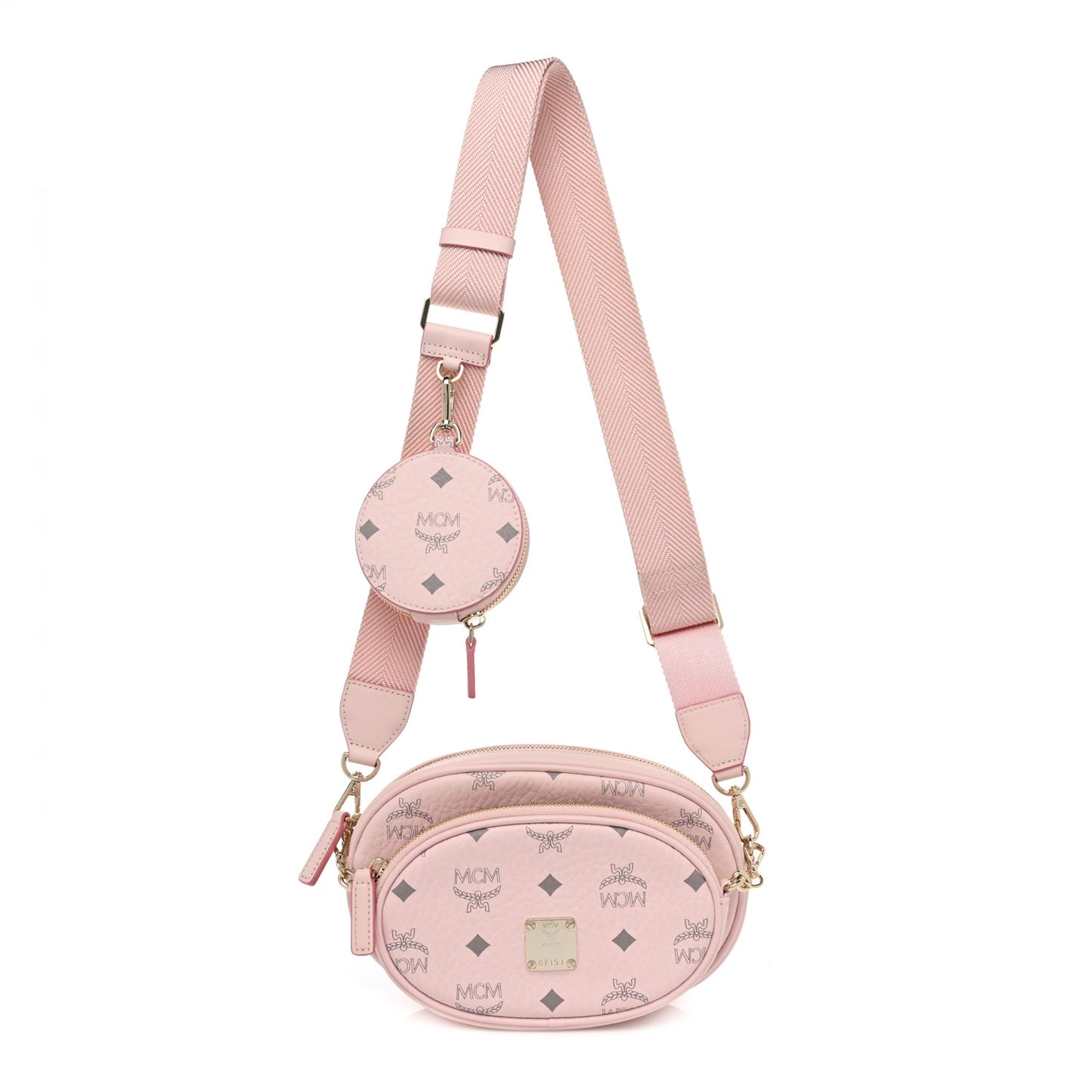 Visetos Small Aren Multifunction Crossbody Pouch Powder Pink