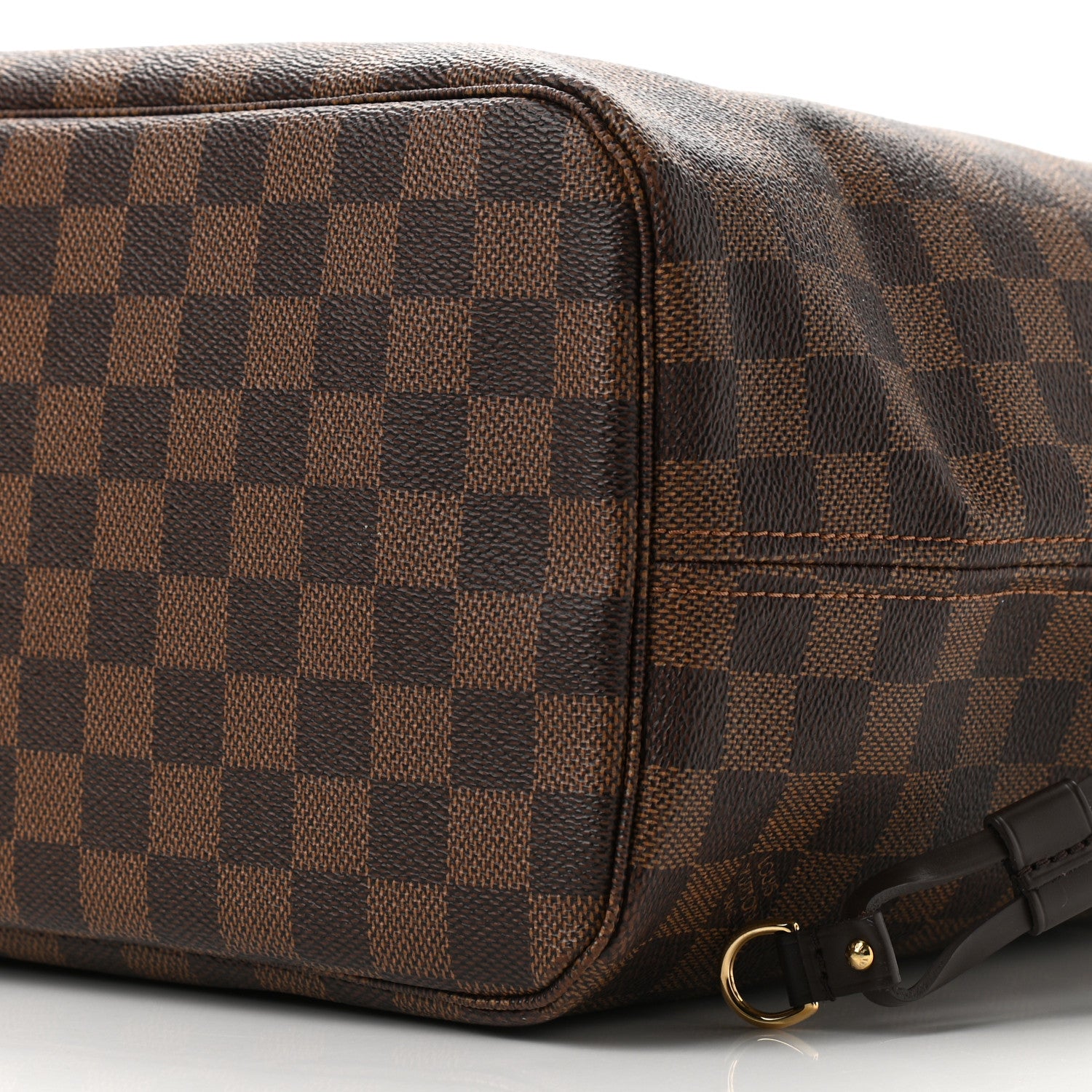 Louis Vuitton Damier Ebene Neo Neverfull MM Rose Ballerine 10 of 10