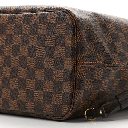 Louis Vuitton Damier Ebene Neo Neverfull MM Rose Ballerine 10 of 10