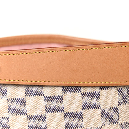 Louis Vuitton Damier Azur Delightful MM Rose Ballerine 14 of 15