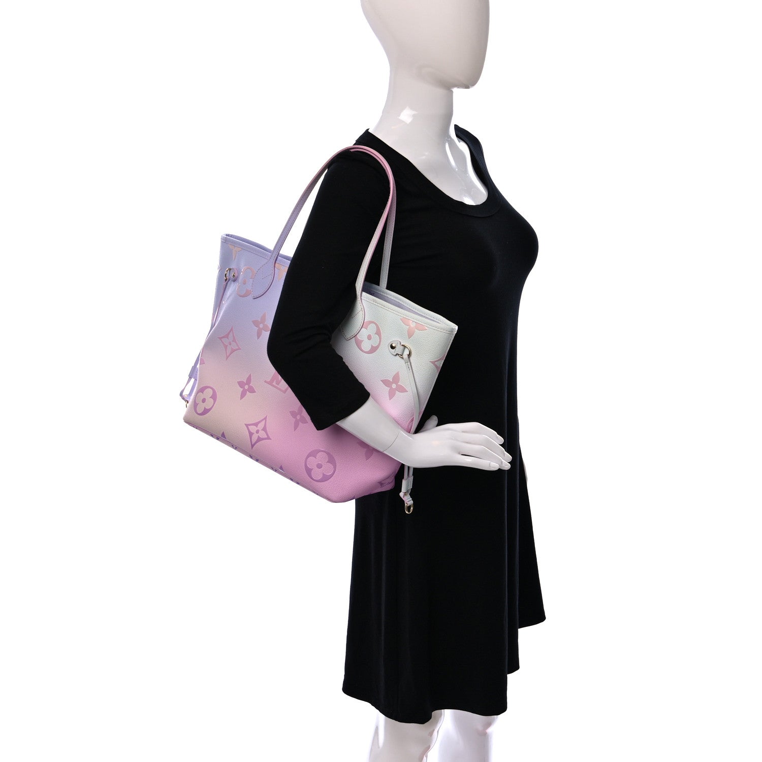 Louis Vuitton Monogram Giant Spring In The City Neverfull MM Sunrise Pastel 2 of 9