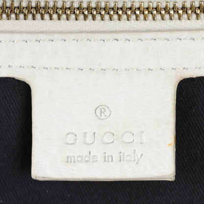 Gucci Calfskin Web Blondie Bowler White 7 of 8