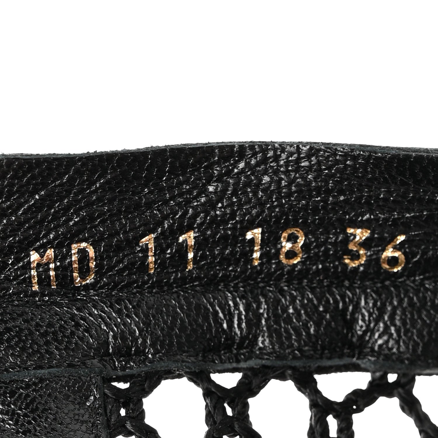 Christian Dior Suede Laminated Resille Naughtily-D 30mm Ankle Boots 36 Black Gold 9 of 13