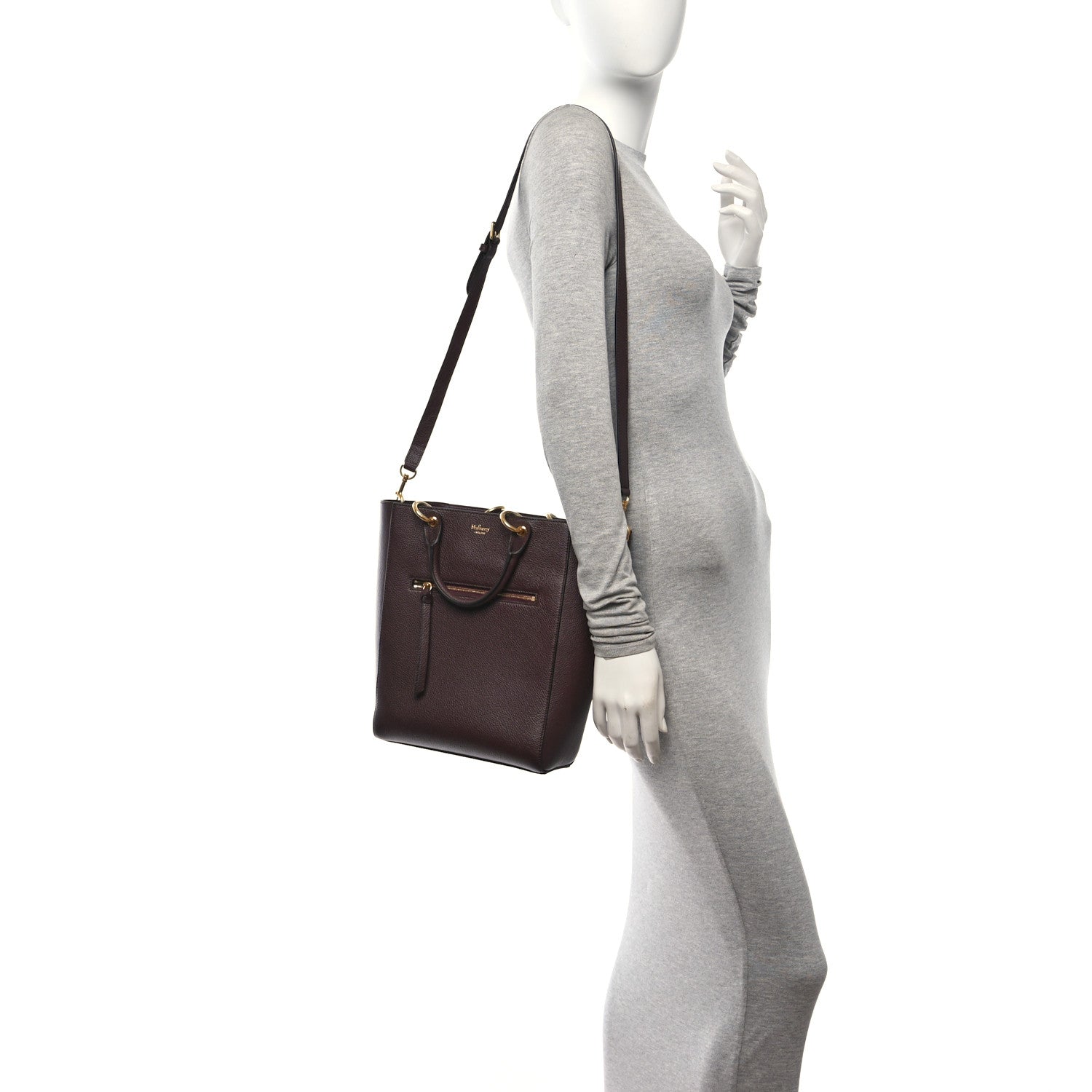 Mulberry Classic Grain Small Maple Tote Oxblood 2 of 9