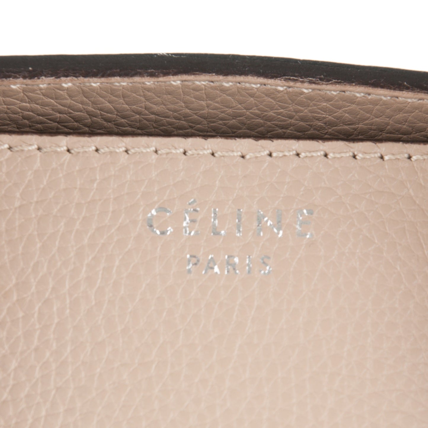 Drummed Calfskin Mini Luggage Dune