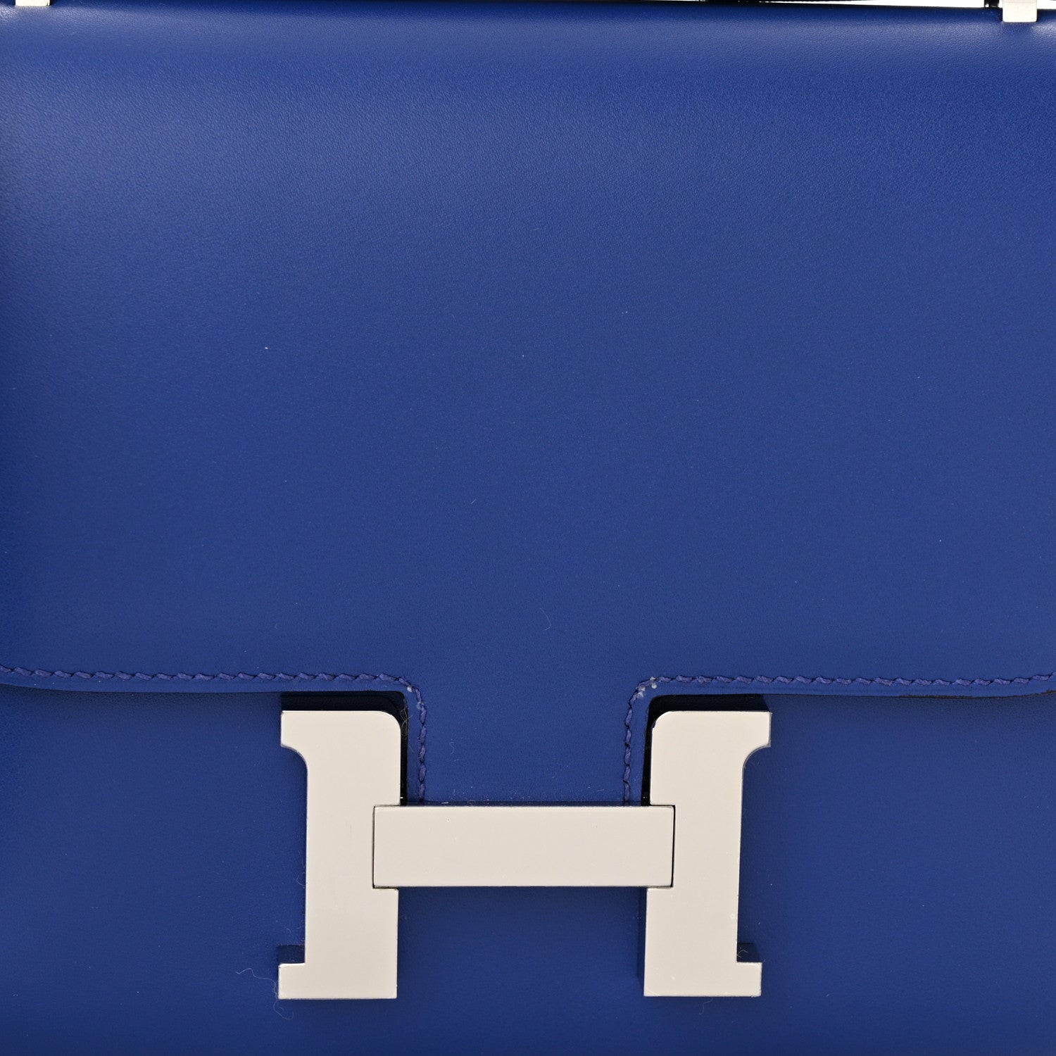 Hermes Tadelakt Constance 18 Bleu Electrique 8 of 11