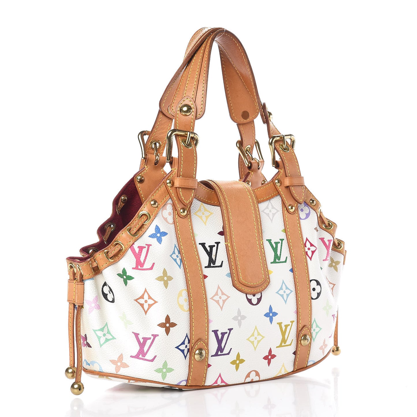 Monogram Multicolor Theda GM White